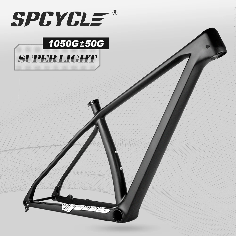 Spcycle 2022 новая карбоновая рама для горного велосипеда 29er XC Hardtail T1000 полностью 29 Boost |