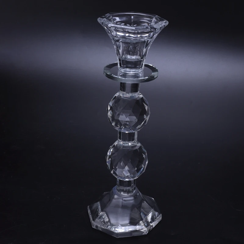 Модные хрустальные подсвечники 7 дюймов подсвечник ваза для цветов стол