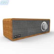 Smalody new private model portable wooden retro bluetooth speaker home mini wireless audio