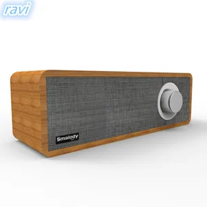 smalody new private model portable wooden retro bluetooth speaker home mini wireless audio free global shipping