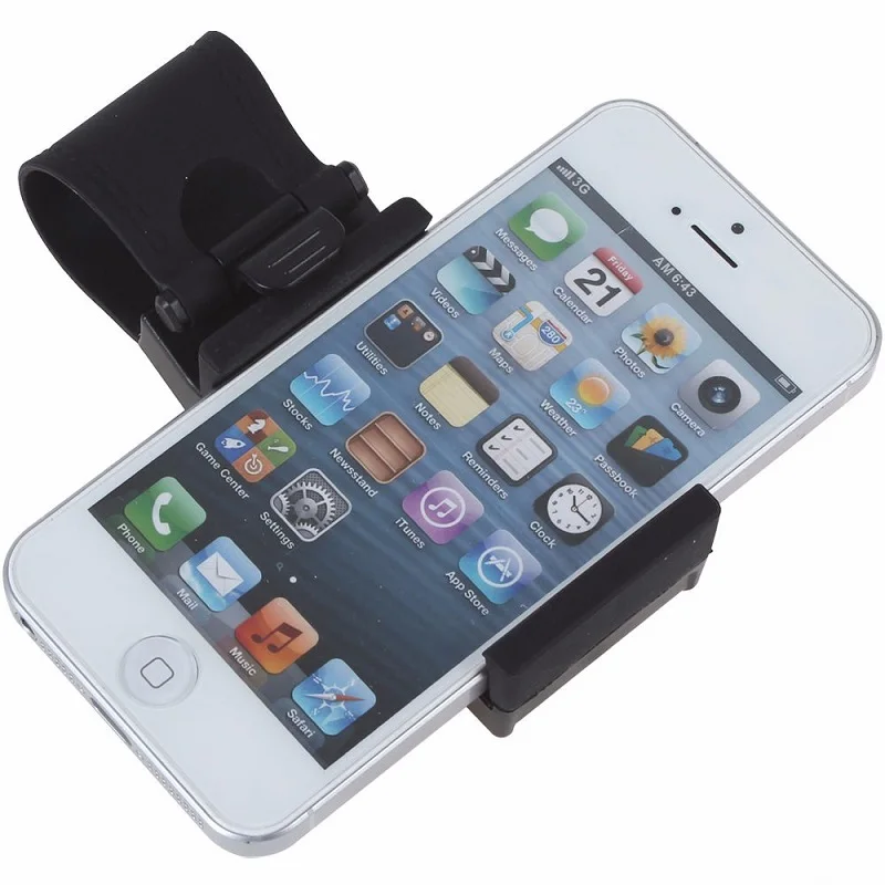 Universal Car Phone Holder Steering Wheel Bike Clip Mount Mobile Stand Socket For Samsung iPhone Redmi Xiaomi Note 3 4 5 6 | Мобильные