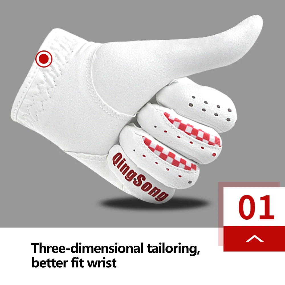 1 пара женские перчатки для гольфа из микрофибры | Спорт и развлечения