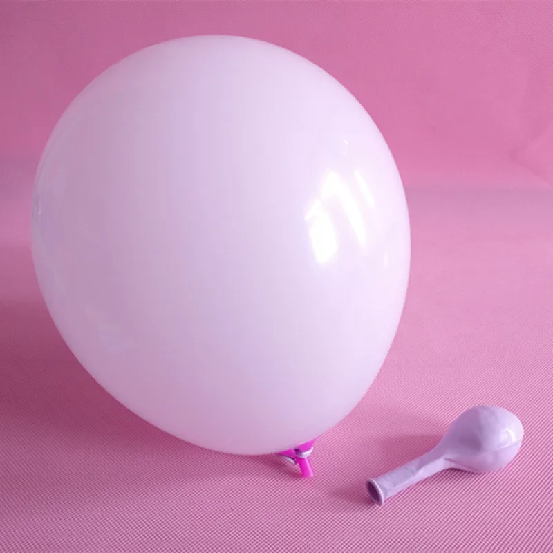 Light purple 100 воздушные шары 10-дюймовая шпилька для макарон Однослойная воздушные шары для свадьбы вечеринки воздушные шары для свадьбы номер макета расходные материалы - Цвет: Light purple