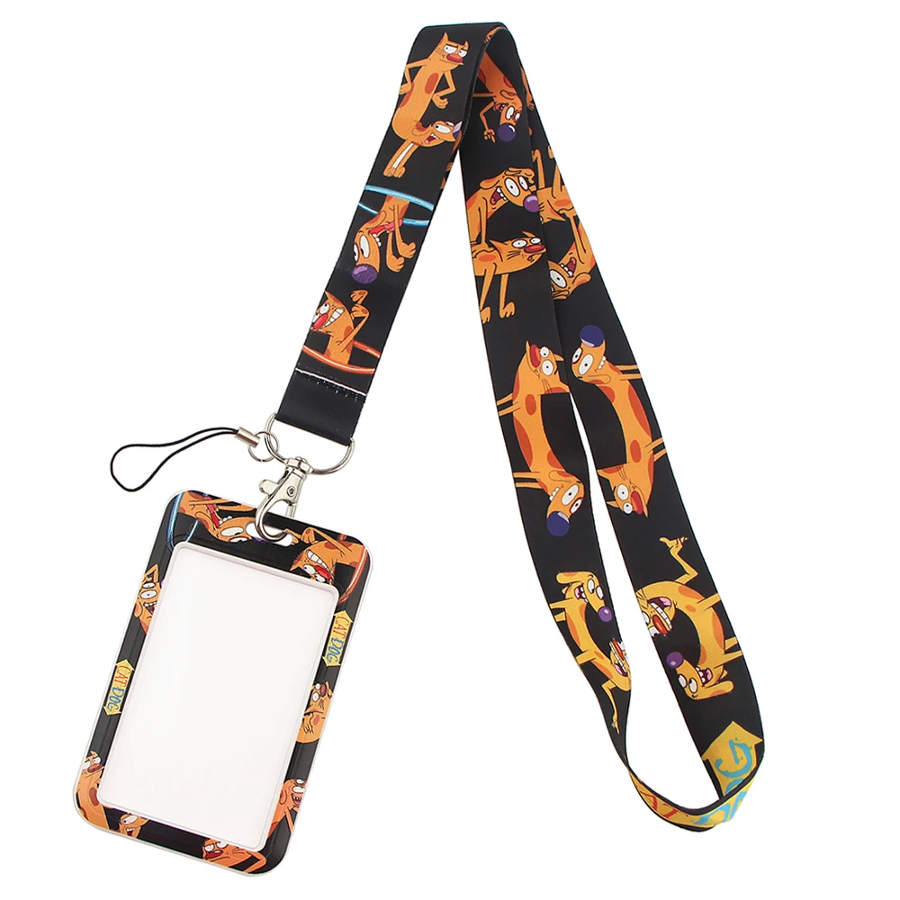 

YL79 Cartoons Anime Icons Cute Neck Strap Key Lanyards ID Badge Holder Chain Card Pass Hang Rope Lariat Key Ring Accessorie Gift