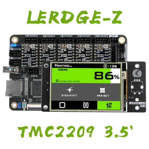 материнская плата набор LERDGE-Z для 3D принтеры  материнская плата с STM32 ARM 32 бит материнская плата Драйвер шагового двигателя tmc2208 lv8729 TMC2209 iX