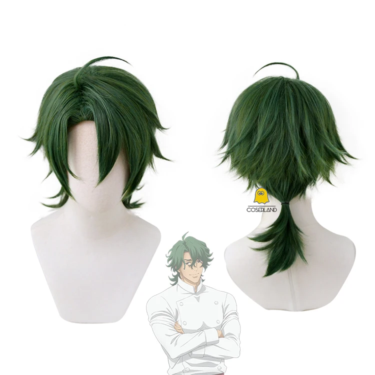 

Anime SK8 the Infinity Kojiro Nanjo Joe Cosplay Wig Dark Green Short Wig Heat-resistant Fiber Hair + Wig Cap Carnival Party Wig