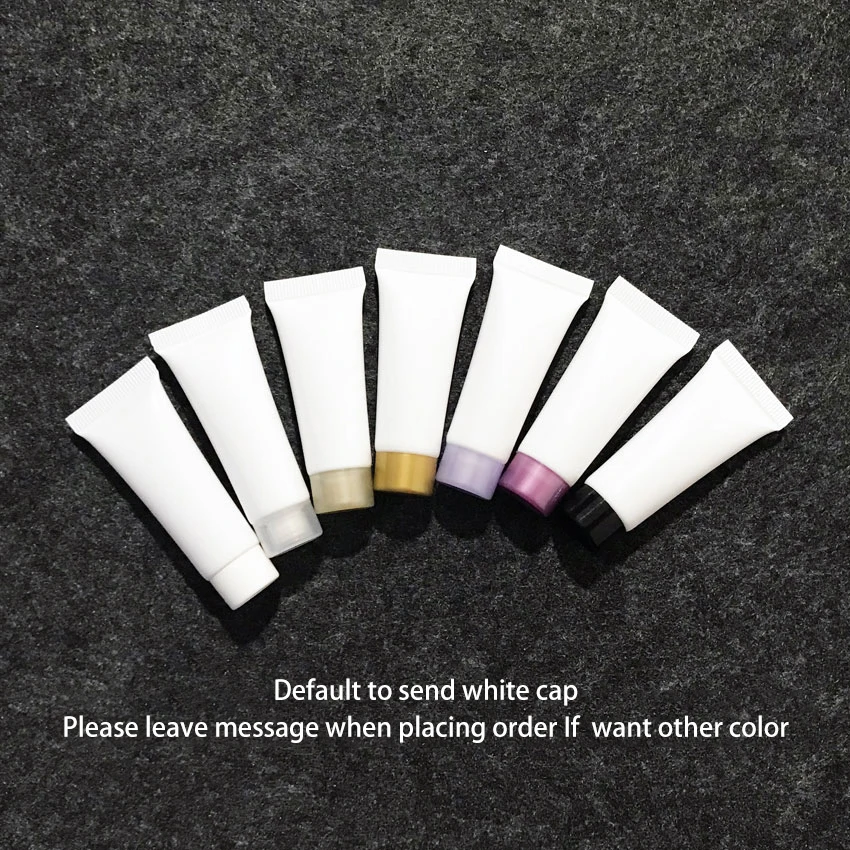 Пустая пластиковая бутылочка для косметики 10 мл г крема глаз рук лосьона