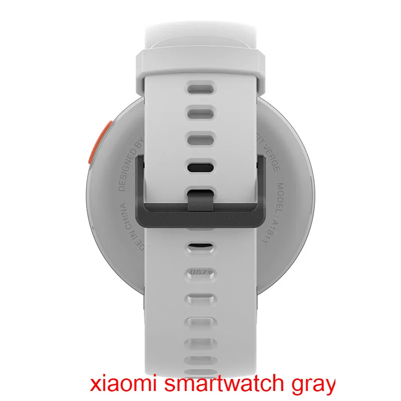 Смарт-часы Xiaomi AMAZFIT Bluetooth Xiaoai Голосовое управление 24H монитор сердечного ритма Mijia умный дом управление gps спортивный ремешок - Цвет: smartwatch gray