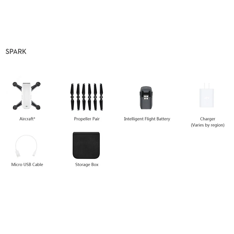 DJI Spark/Spark контроллер комбо мини портативный Дрон с WiFi FPV с HD камерой DJI Квадрокоптер бренд