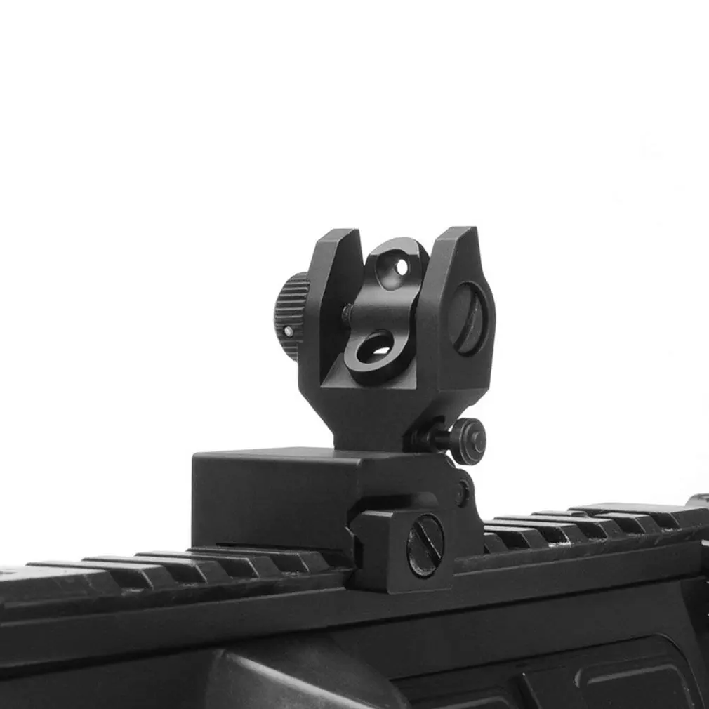 Lager откидной передний набор Hinten Eisen Sight Dual Half Moon Form BUIS Sehenswürdigkeiten für 20 мм Montieren von jagd