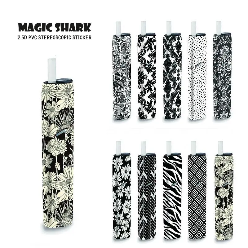 Magic Shark Stereo Flower Dots Dreamy Electronic Cigarette Film Sticker For IQOS 3 Multi Sleeve Case Protective Cover | Мобильные