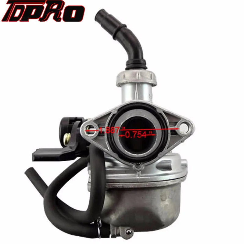 TDPRO PZ19mm Carburetor Carburador PZ19 Pitbike For Chinese ATVs Dirt Bikes Go Karts and Suzuki Yamaha Honda Racing Moto Bing | Автомобили