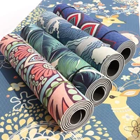 high quality 1830x610mm 6mm thickness tpe printed yoga mat beauty of yoga cushion