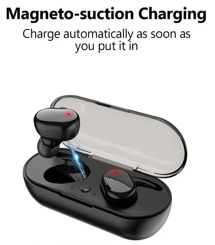 

EastVita Bluetooth Earphones Mini 5.0 HD Stereo Wireless Earbuds Touch Headset