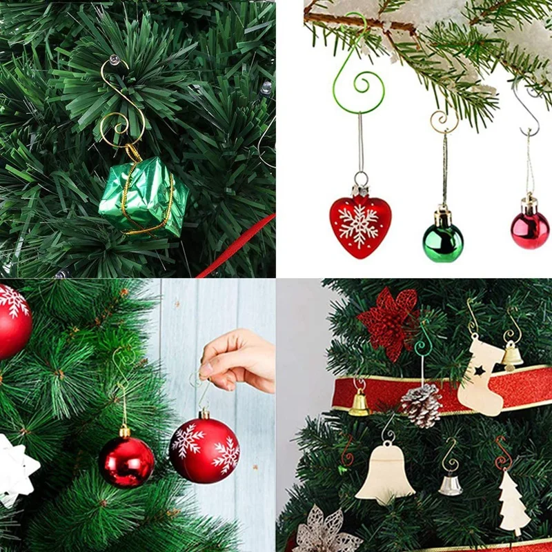 Акция! 80 шт. крючки для Рождественского украшения S-образные вешалки крючок