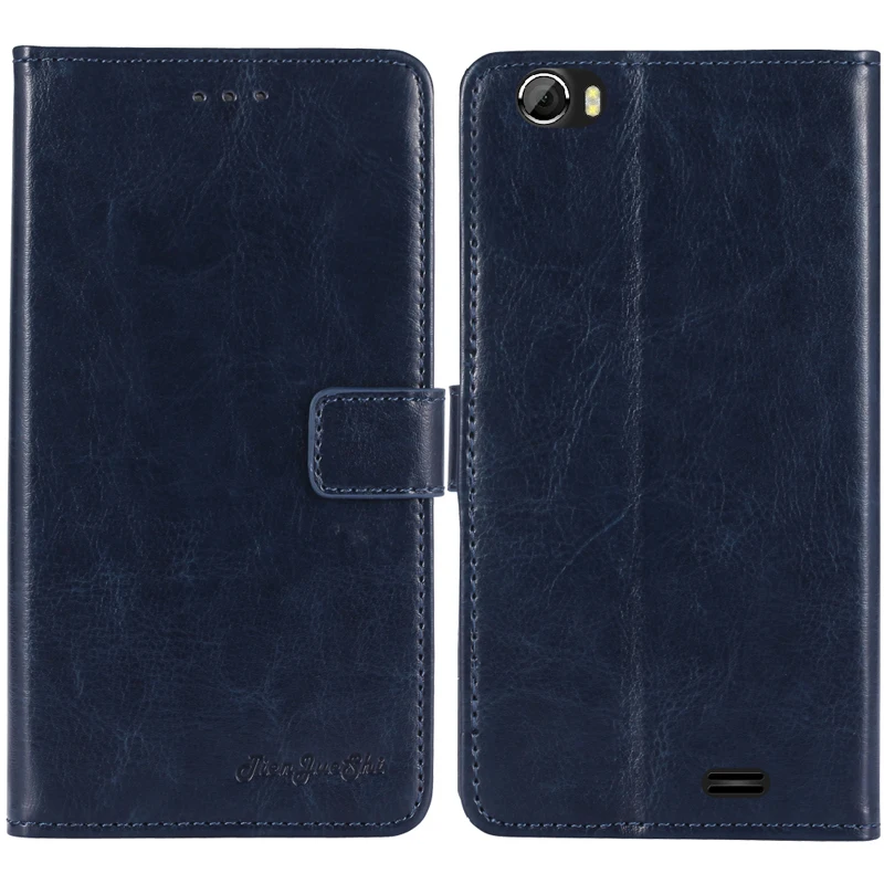 Прочный защитный кожаный чехол в стиле ретро для телефона Digma LINX X1 PRO ALFA 3G |