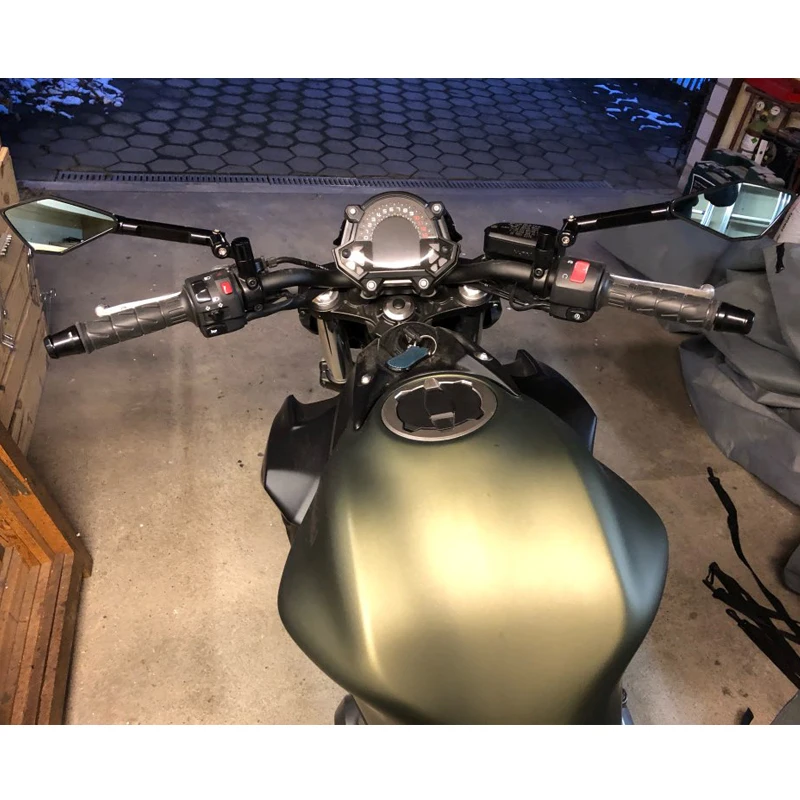 Боковые зеркала заднего вида с ЧПУ для 2014 2015 2016 2017 2018 2019 Kawasaki Z900 Z650 Z400 Z300 Z250 Z125 Z 900 650