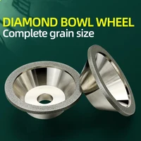 alloy grinding wheel of universal grinder 100mm diamond bowl type alloy cbn tools abrasive grinder sharpen tungsten carbide tip