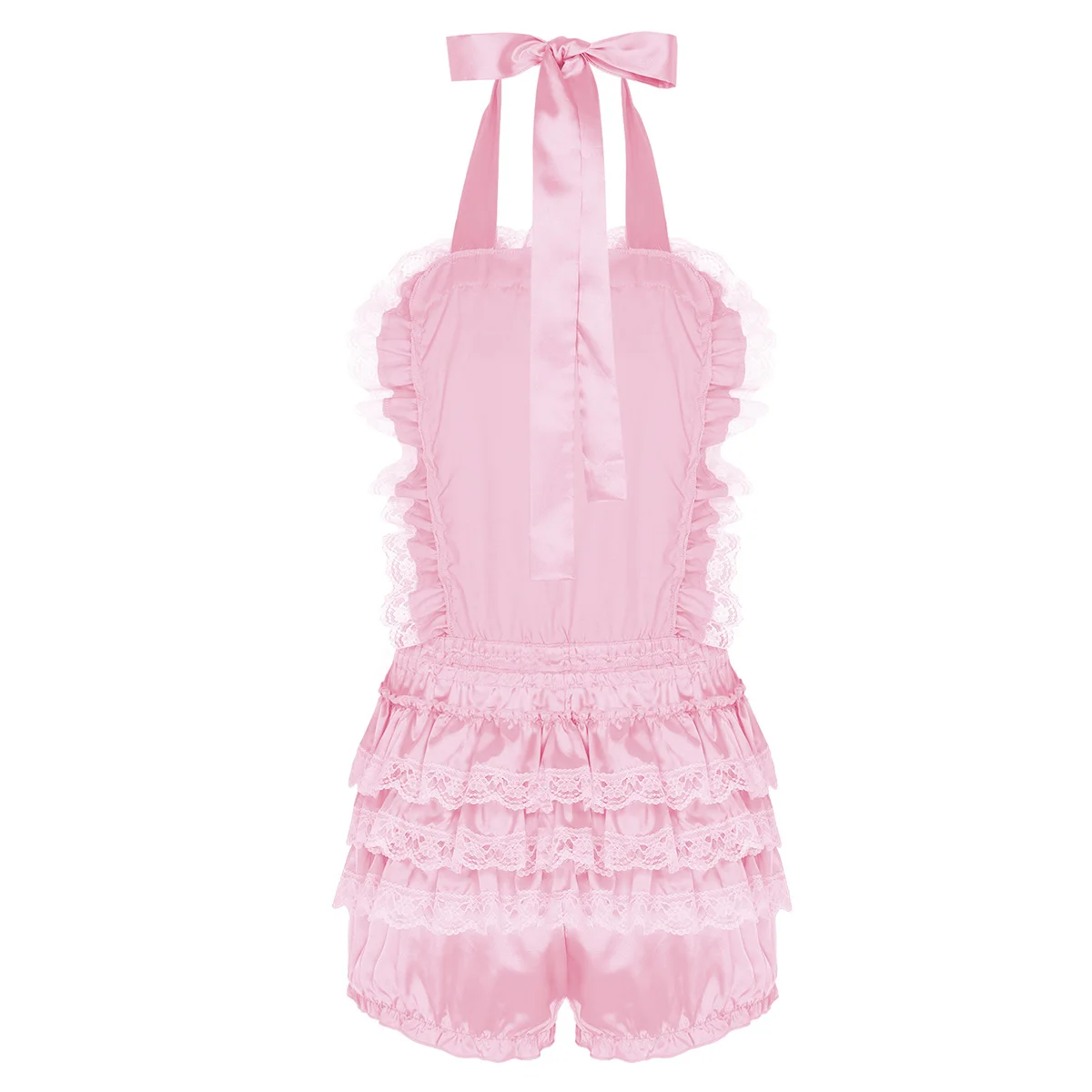 Комбинезон Мужской без рукавов с открытой спиной и воротником хомутиком|Женское