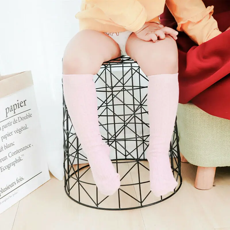 Носки для маленьких девочек гольфы принцессы милые детские носки длинные гетры в