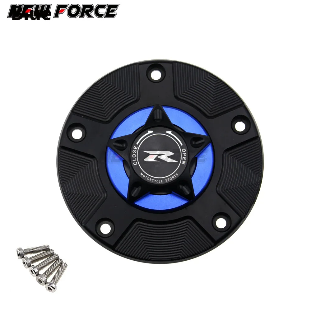 

For SUZUKI GSXR 600/750 2006-2019 GSX-R 1000 2003-2019 CNC Motorcycle Accessories Billet Fuel Tank Cover Gas Cap Petrol Covers