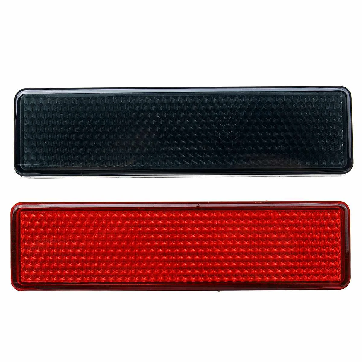 2pcs Car Rear Bumper Reflector Black/Red Lens For Vauxhall/Opel Vivaro Movano For Nissan Primastar
