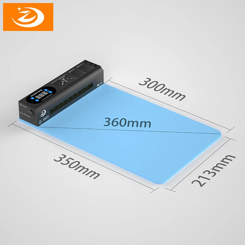 ЖК-экран открытая Отдельная машина со светодиодной лампой для обнаружения пыли