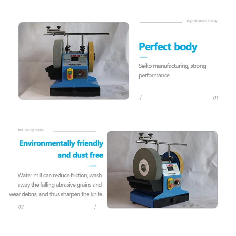 

Water Mill Grinder Water Cooling Grinding Machine Grinding Wheel Electric Knife Sharpener Desktop Small Household 220V Scissors