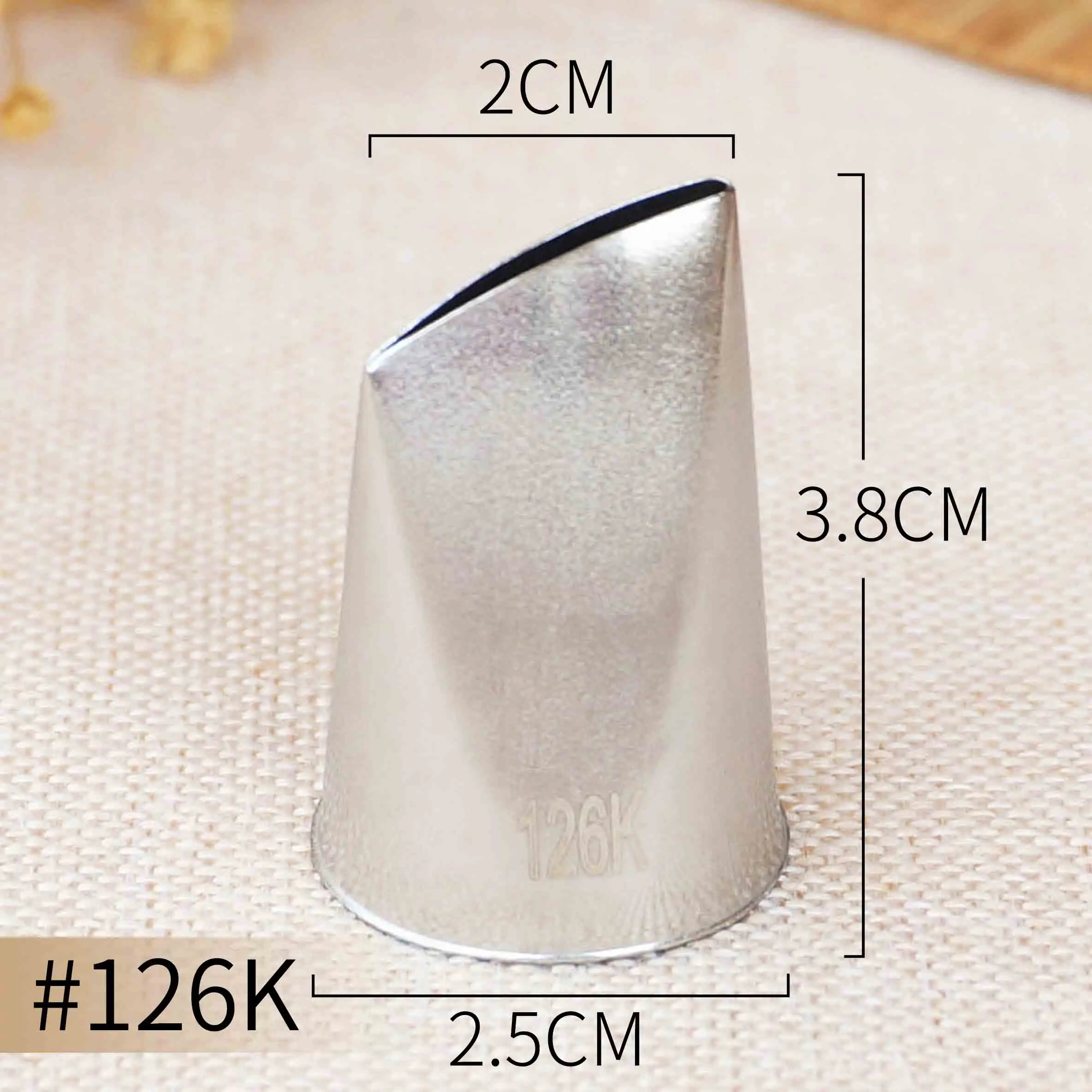 126K 125#126K насадка для трубопроводов бесшовная насадка для крема для глазури инструменты для украшения тортов и кексов формы для выпечки для создания лепестков глазури - Цвет: 126K