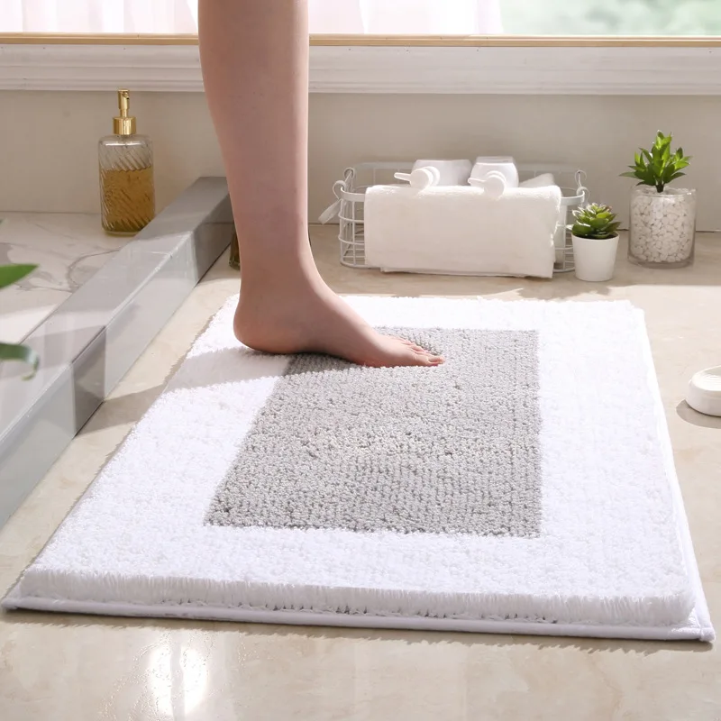 

Thicken Bath Carpet Mat Bathroom Water Absorption Floor Mats Entrance Doormat Non-slip Toilet Rug Tufted Outdoor Rugs Shaggy Rug