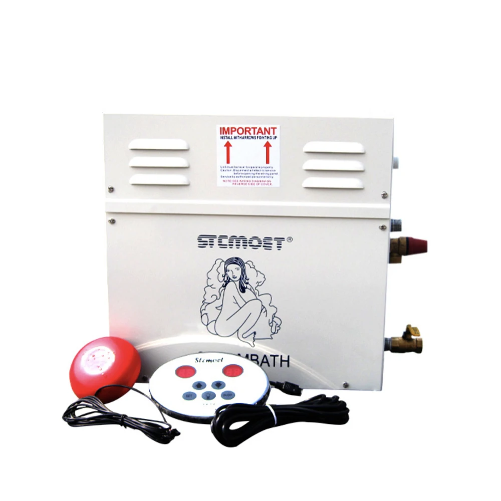 

6 KW 220V/380V Sauna Machine Steam Bath Generator Weight Loss Spa Relaxes Tired Detox Steam Bathroom