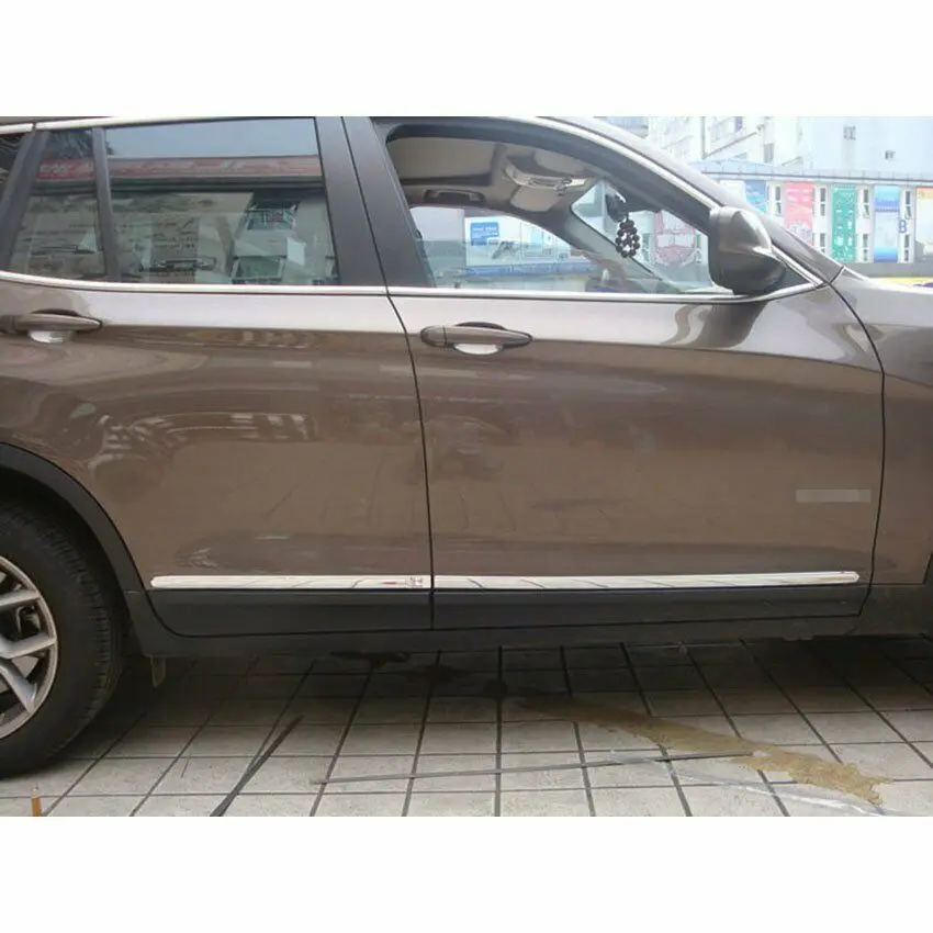 

Chrome ABS Body Side Overlay Moulding Trims Fit BMW X3 2016 2017