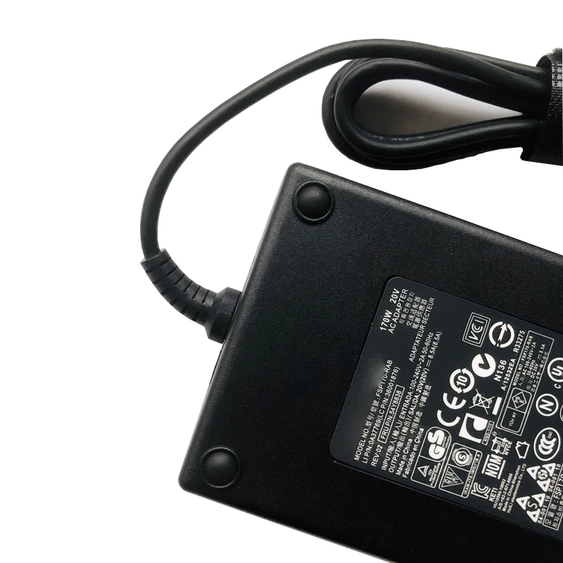 

20V 8.5A 170W Ultra slim AC Power Adapter for Lenovo Legion Y720 Y720-15IKB for Thinkpad P52 P71 Laptop Supply Charger
