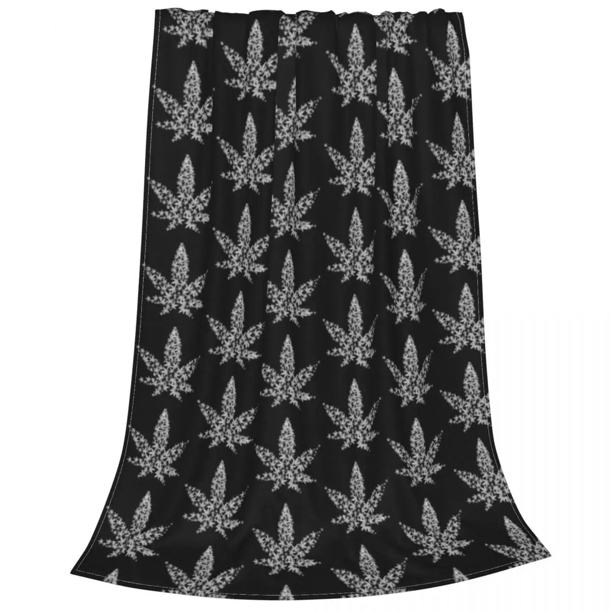 

Manta de hoja de hierba para sofah, colcas de felpa de Coral, decorar textil