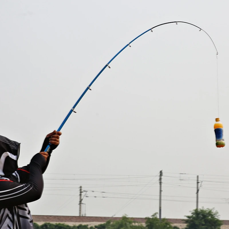 

Mini Portable Sea Rod Telescopic Pocket Fishing Rod Shrink 35cm Mini Sea Rod Blue