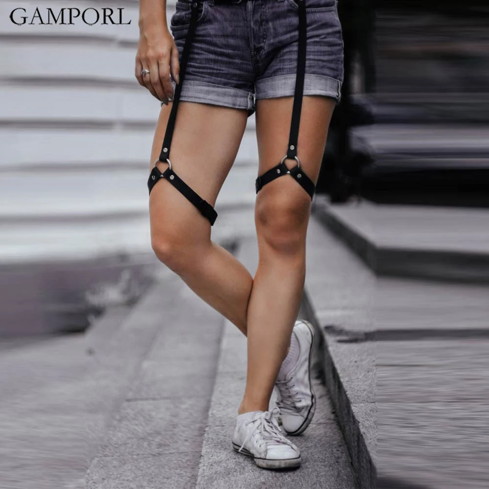 GAMPORL женский пояс на талии клетка для ног тела бондаж подвязки чулок ремень