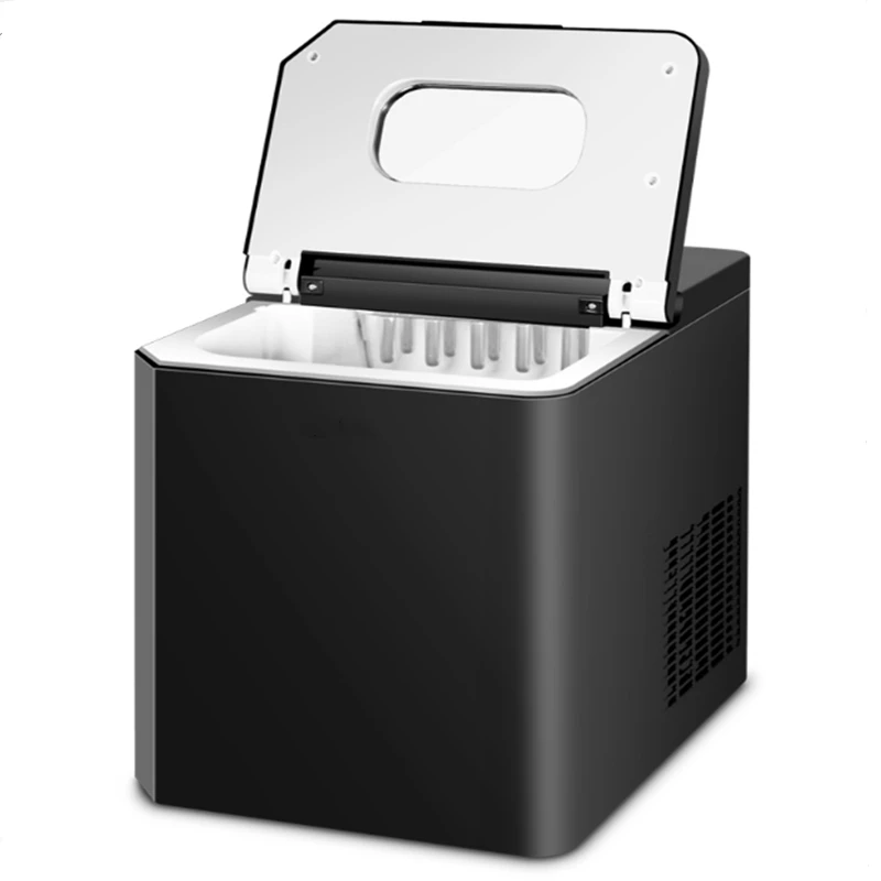 

SUSWEETLIFE 25kg ice maker commercial milk tea shop bar table bar KTV full automatic household round ice maker small 220V