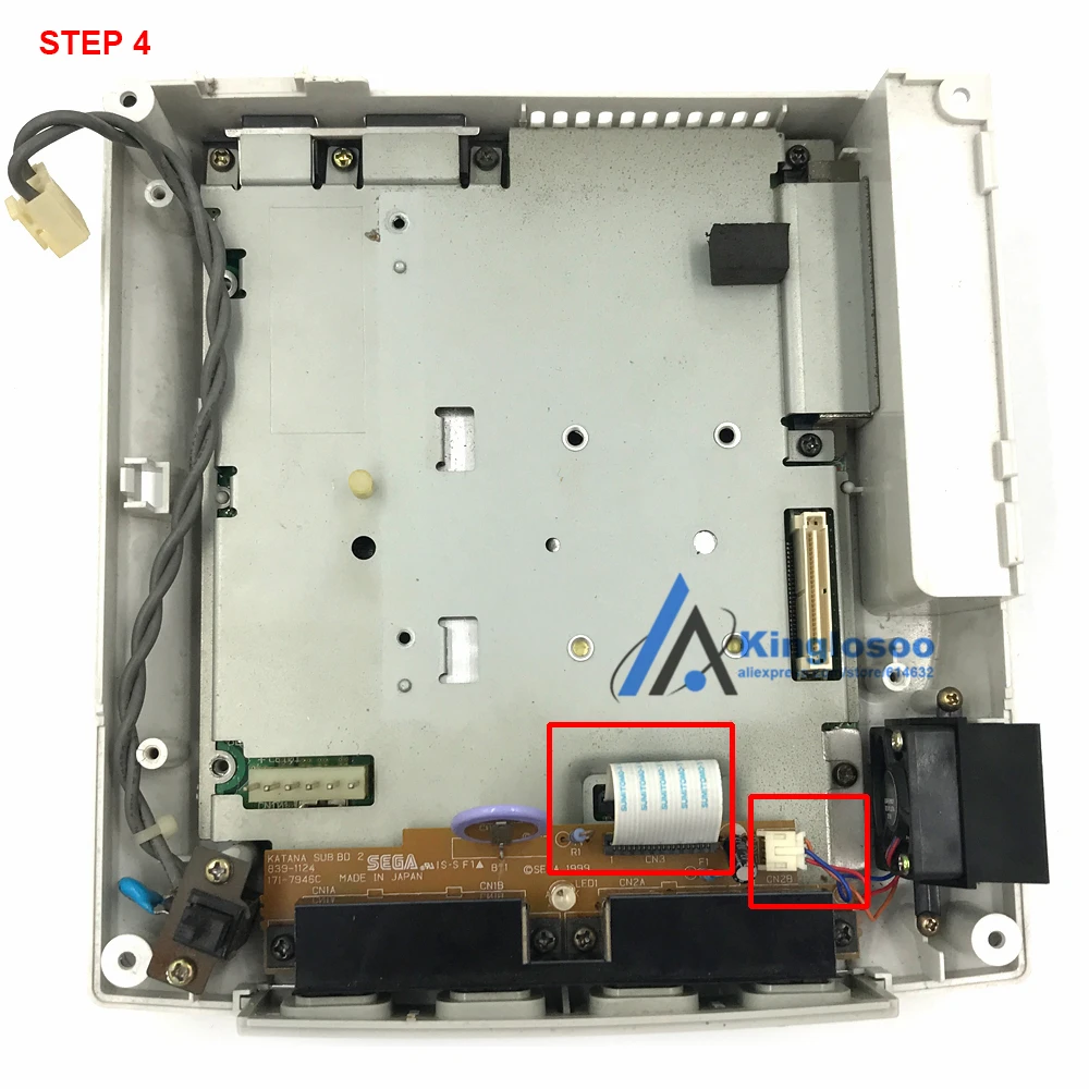Оригинальная игровая консоль VA0 VA1 120G с внутренним жестким диском, материнская плата для sega Dreamcast DC w/120 шт. игр