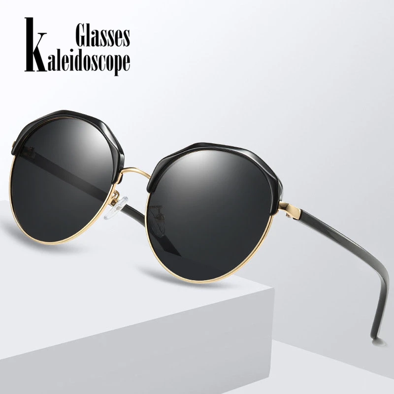 Очки калейдоскопы женские и мужские поляризационные в круглой оправе|Женские