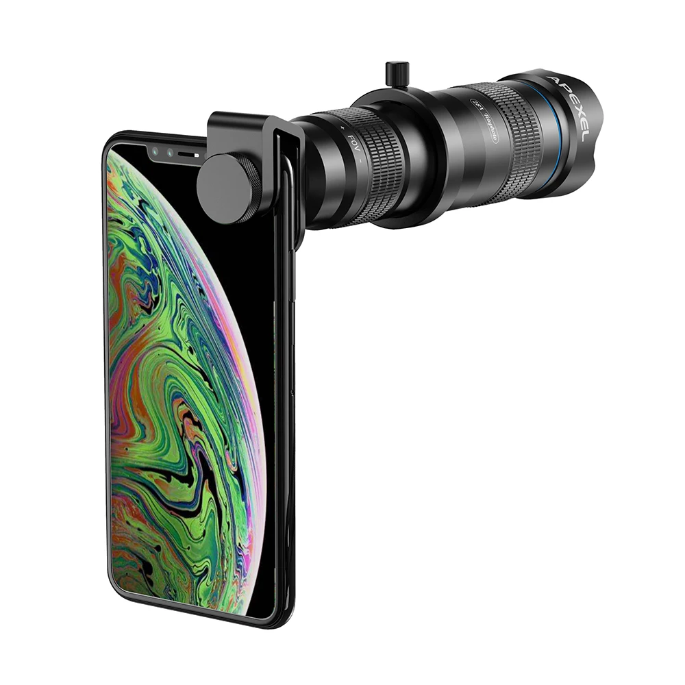 

High Power 28x HD Phone Telephoto Lens with Remote Shutter Works with for iPhone X/XR Samsung Pixel Android Any Smartphones Conc