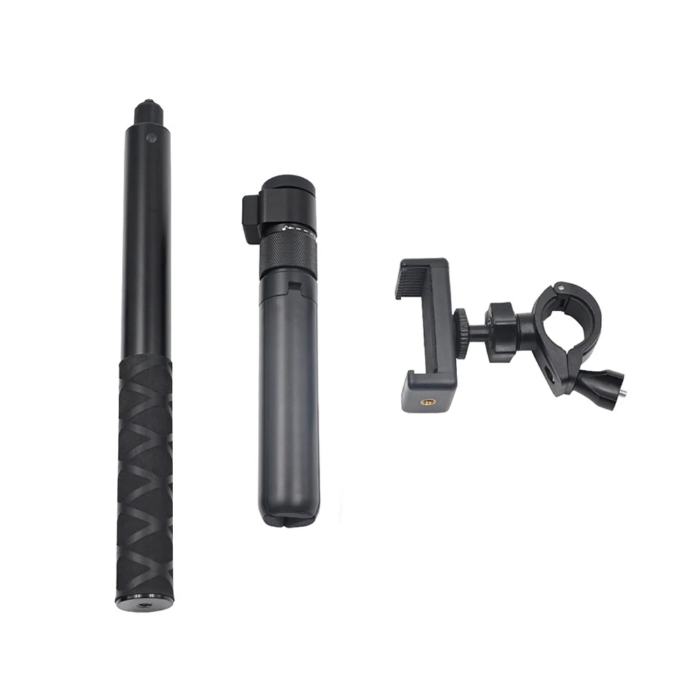 Handle bracket set Поворотная ручка селфи палка Штатив для пули время вращения веревка статическая замедленная съемка 240fps видео для GoPro 5 Insta360 ONE X - Цвет: Handle bracket set