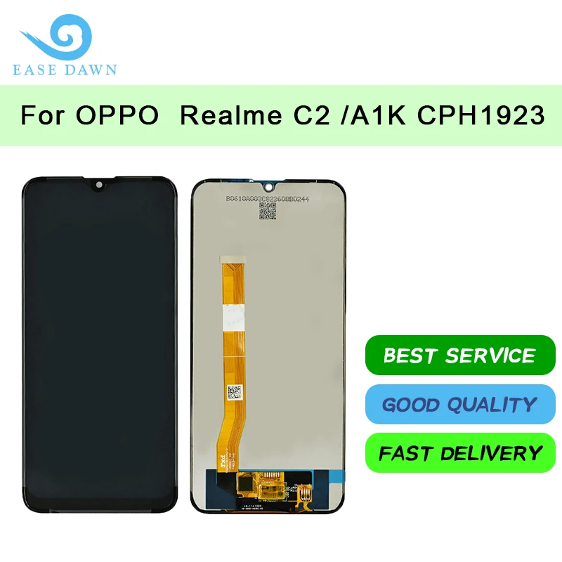 Для OPPO A1K CPH1923 /Realme C2 ЖК дисплей IPS сенсорный экран дигитайзер в сборе для Oppo