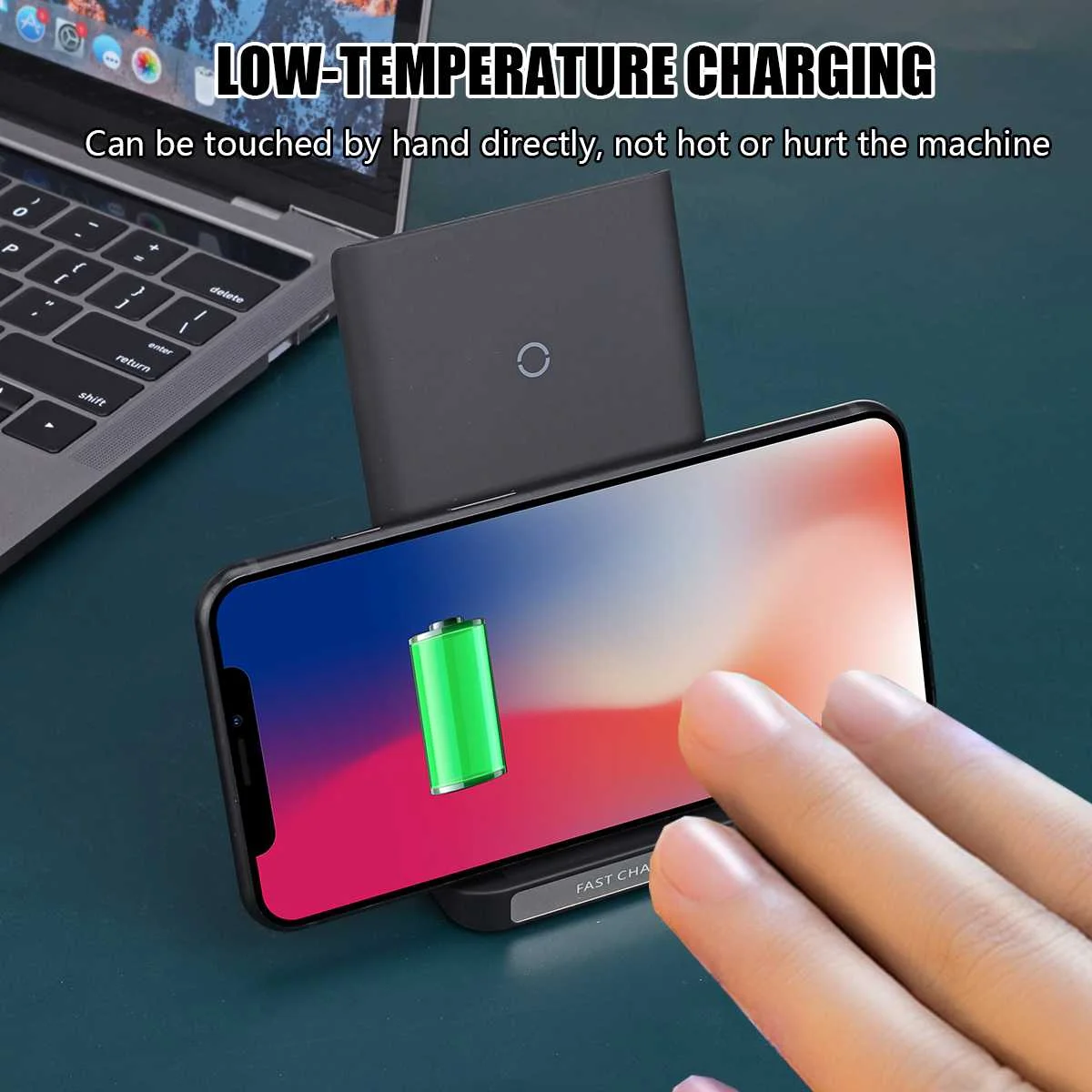 Беспроводное зарядное устройство Qi 30 Вт подставка для iPhone 11 Pro 8 X XS samsung 10 s9 s8