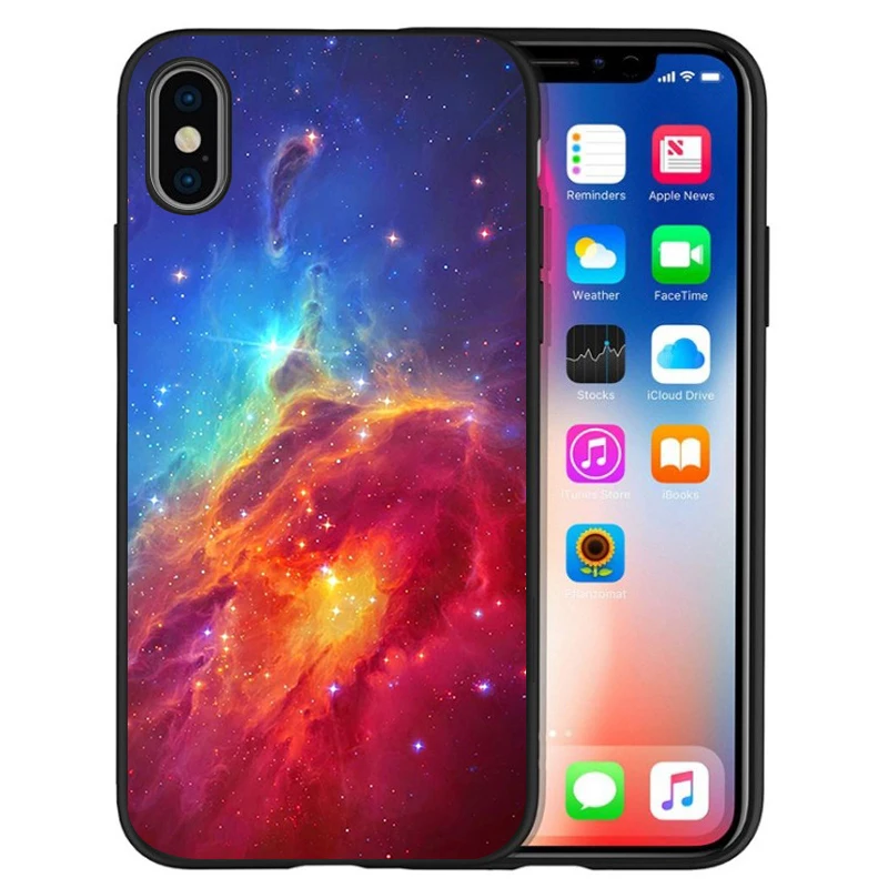 Чехол-накладка для iPhone 12 XR XS Max 5 5S SE 2020 6 6S PLUS 7 8 X 11Pro 11 силиконовый черный | Мобильные