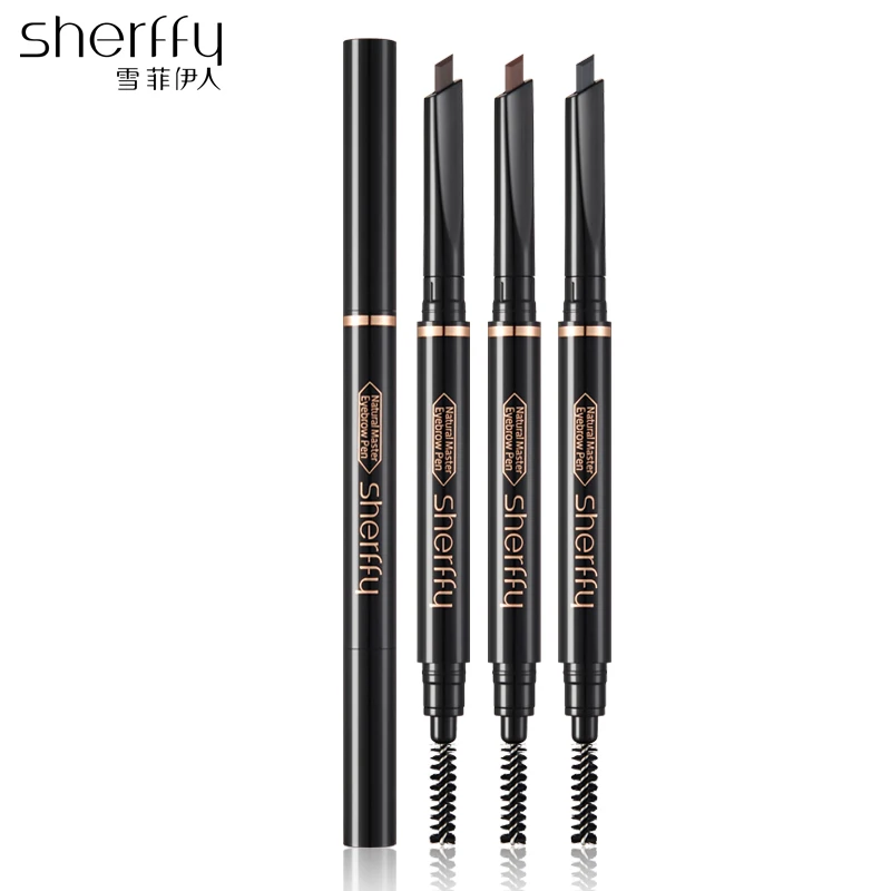 Ручка для бровей тинт Eyebrown замечательная Водонепроницаемая двухсторонняя кисть