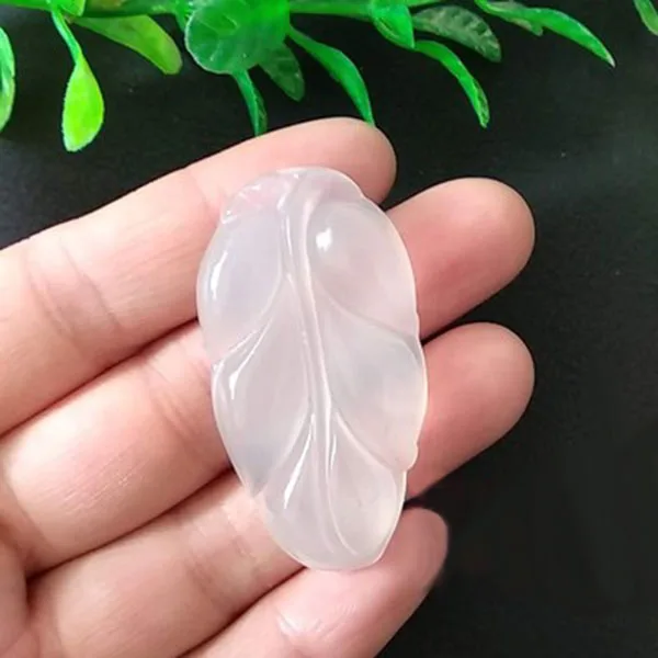 Кулон из натурального агата с листом кулон нефрита золотой веткой для мужчин и