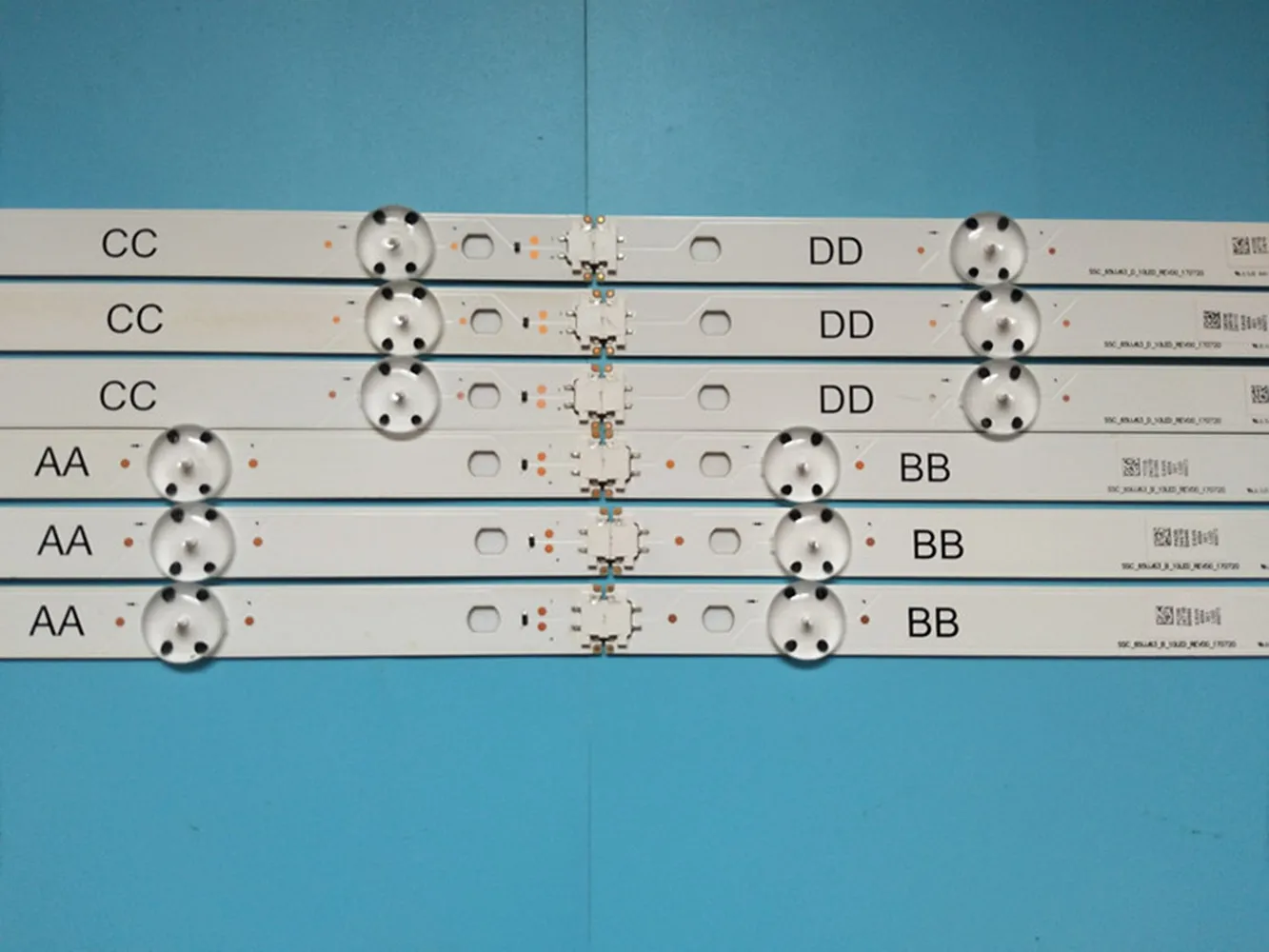 Новая 48 шт./компл. светодиодная подсветка для LG 65UJ6300 65UJ630V Innotek 17Y 65inch_A 65UJ63_UHD_A B C D