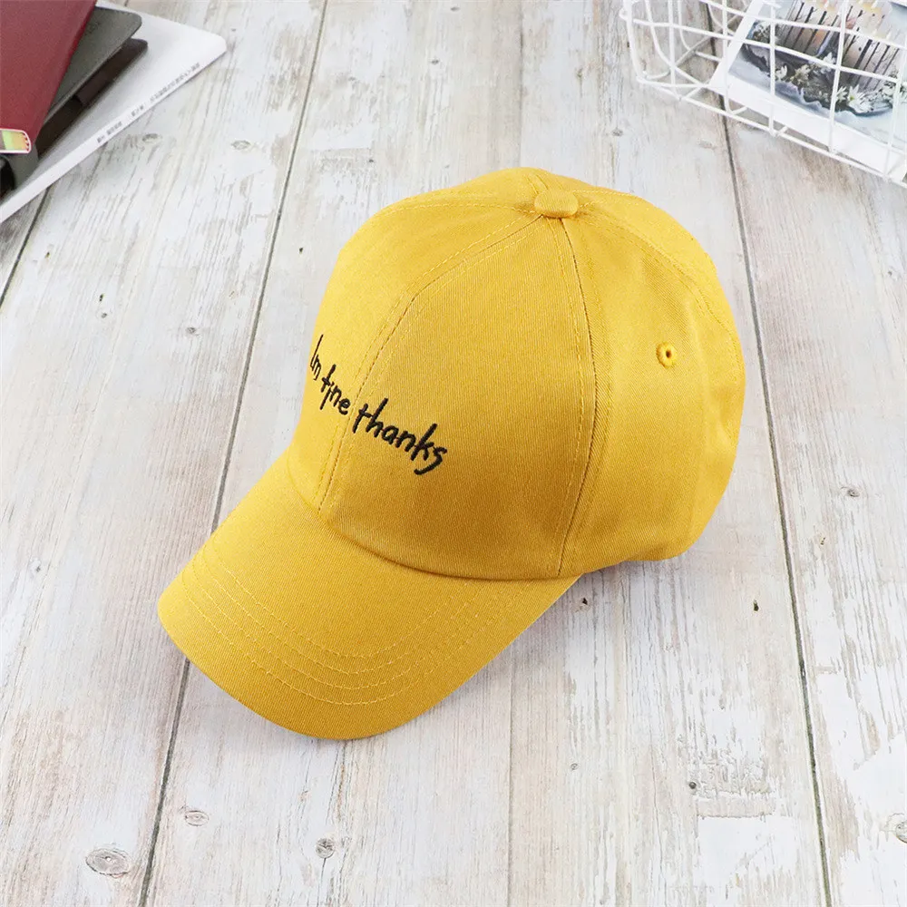 Yellow TOHUIYAN, летняя бейсболка, хлопок, мужская шапка, Молодежная, с вышитыми буквами, солнцезащитная Кепка, унисекс, для женщин и мужчин, бейсболка, хип-хоп кепка - Цвет: Yellow