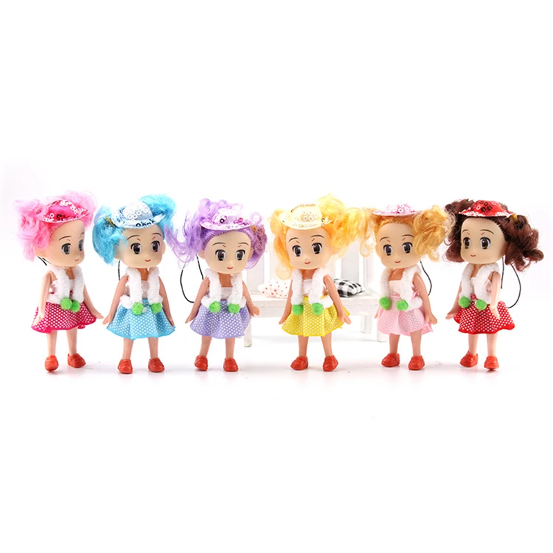 Миниатюрные путающие куклы игрушки девочка мальчик кукла 10 см голая модные для