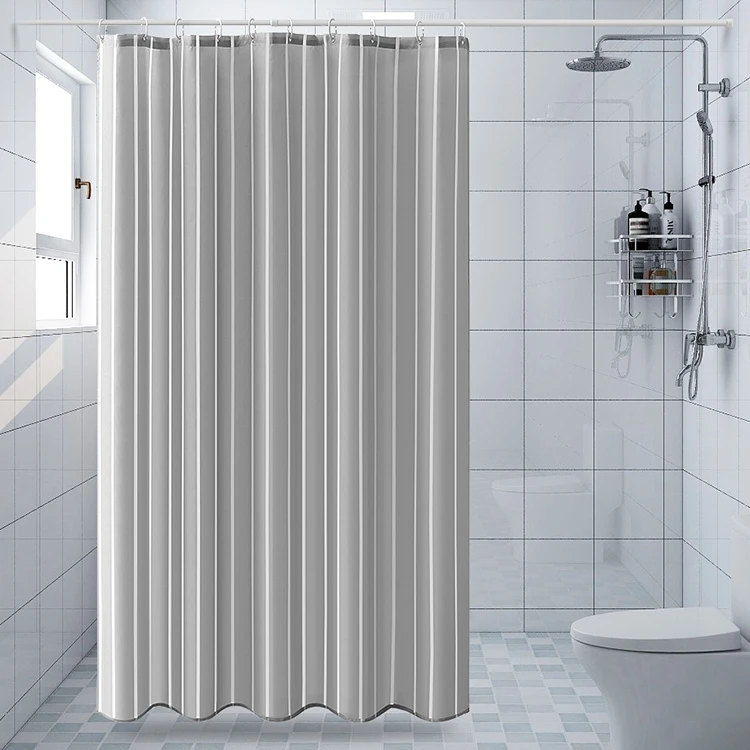 

Polyester Nordic Shower Curtain Art Modern Elegant Luxury Thick Shower Curtain Waterproof Salle De Bain Bathroom Products DG50YL